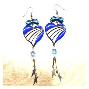 Heart and Star earrings